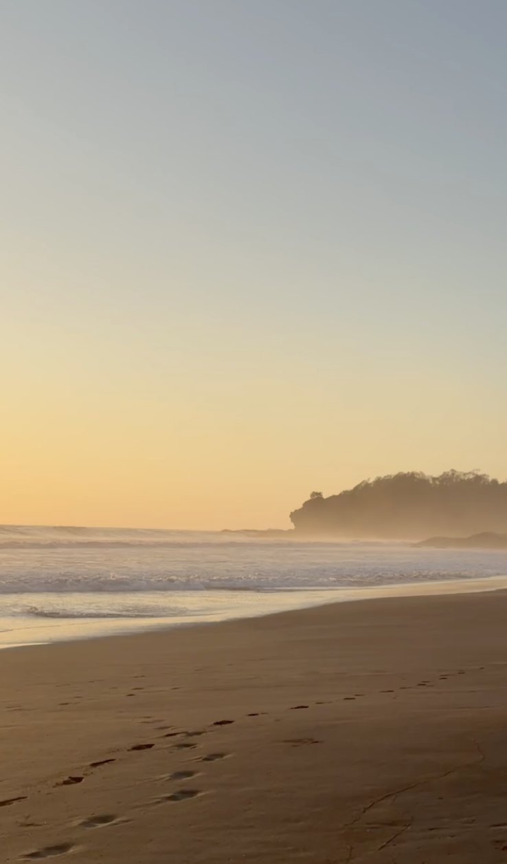 Playa Guiones at first light